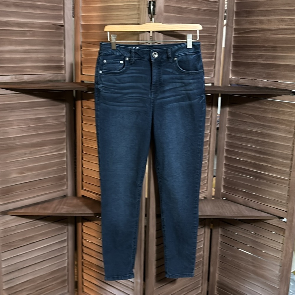 Dark Ankle Length Jeans